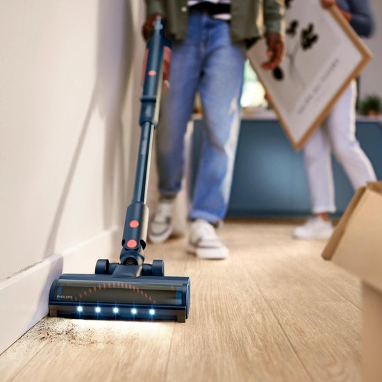 Philips XC5243/10 5000 Serie Flex Steelstofzuiger - Snoerloos - LED TriActive Multi Mondstuk - 60 Minuten Accuduur - Dierenhaarzuigmond