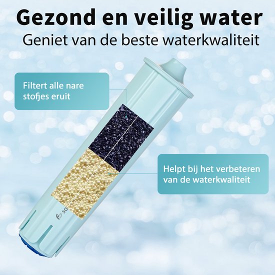 Saaf Filter geschikt voor Jura - 3 stuks - Claris Blue - 71311 - 67007 - Impressa Micro Giga C F J Z - Kalk- en Waterfilter