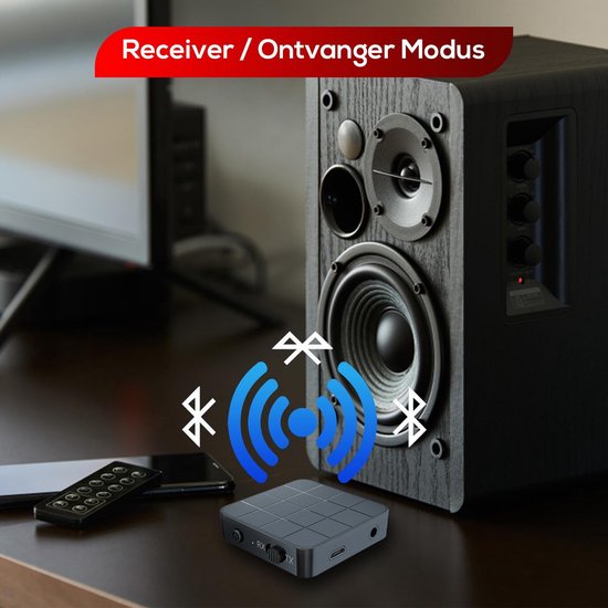 Luving™ - Bluetooth Transmitter & Receiver - Bluetooth Zender - Bluetooth Ontvanger - Audio-ontvanger - Handsfree Bellen