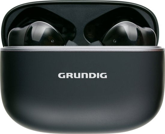 Grundig Draadloze Oordopjes - Bluetooth Earbuds - Noise Cancelling ANC+ENC - Oortjes Draadloos - Oplaadcase met LED-Display - BT 5.3 - Batterijduur 25 Uur