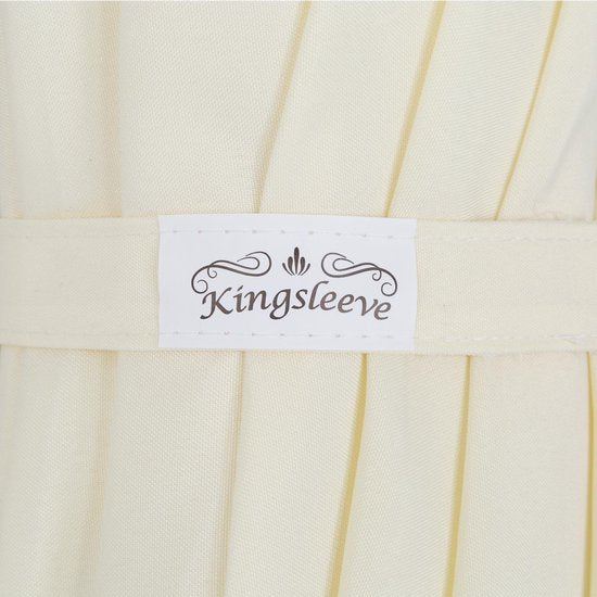 Kingsleeve Parasol 200cm - met Zwengel en Kantelmechanisme - Beige