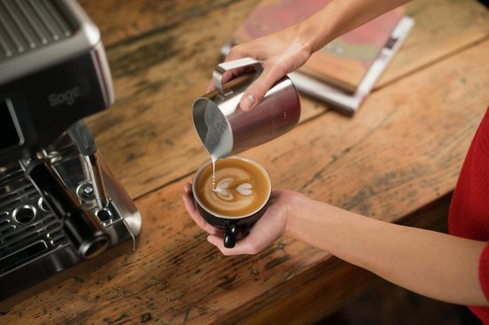 Sage the Barista Touch™ Geborsteld RVS Pistonmachine