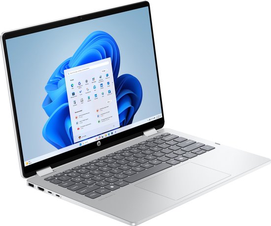 HP OmniBook 5 Flip 2-in-1 Laptop – 14" 2K Touchscreen – Intel Core i5 150U – 16 GB RAM – 512 GB SSD – Zilver