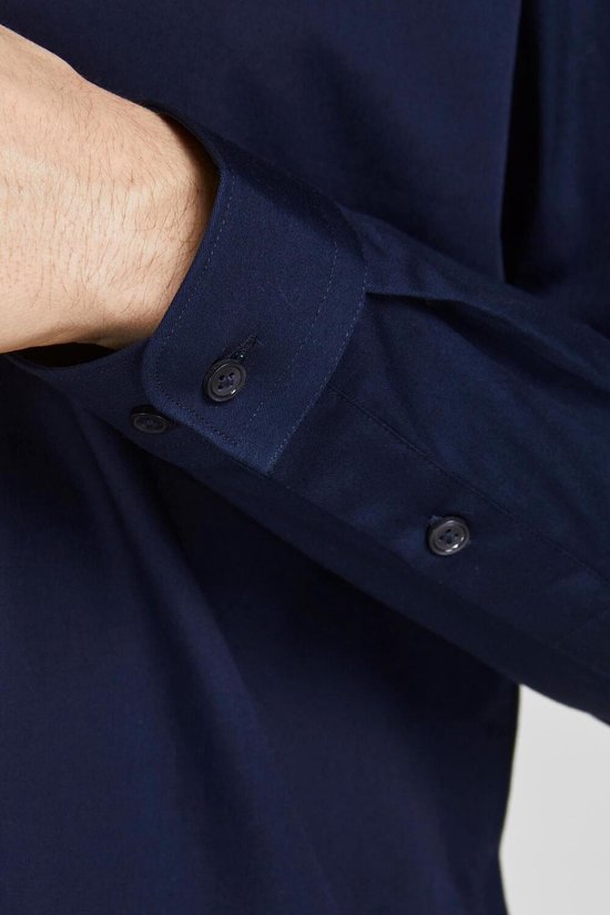 jack & jones Cardiff Shirt - Navy Blazer - Maat L - 12201905