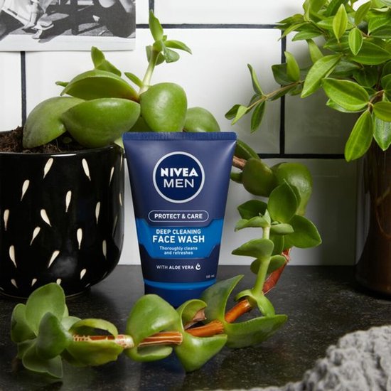 NIVEA MEN HYDROCARE Gezichtsreiniger - Reinigingsgel Gezicht - Face Wash - Gezichtsreinigingsmiddel - Cleanser - 100 ml