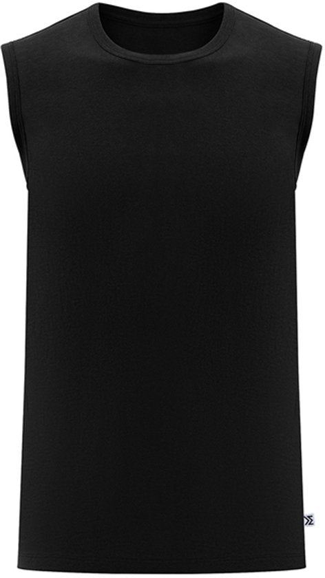 Milanoro - Mouwloze T-shirts voor hete zomerdagen - Donkergrijs - XXL