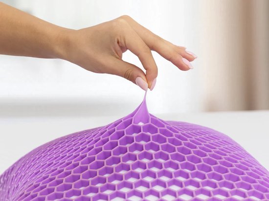 Kameo® Flex Hoofdkussen | Aanpasbaar Hoofdkussen voor Nekklachten | Met FlexGrid Koeltechnologie | 60x40cm | Wasbaar | Hoofdkussen voor Zijslapers en Rugslapers | Traaschuim Hoofdkussen | Nekkussen