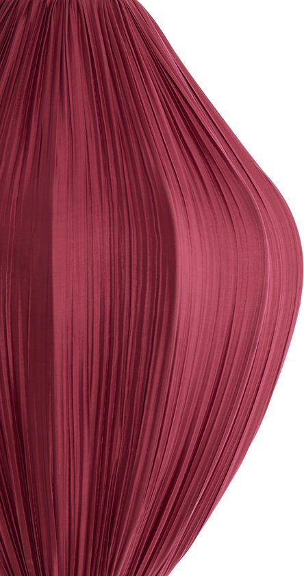 Light & Living - hanglamp - Verita - rood - textiel - Ø 47cm - E27 - 2993617