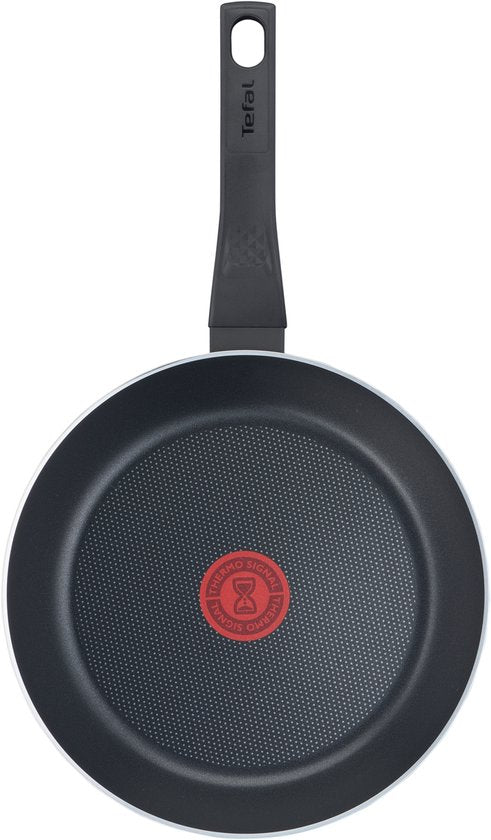 Tefal Easy Cook & Clean - Koekenpannenset - Ø24 en Ø28 cm - Niet Geschikt voor Inductie - Anti-aanbaklaag - Aluminium - Zwart