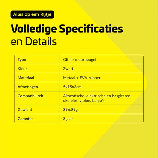 Garpex® Universele Gitaarstandaard - Draagbaar - Stabiel