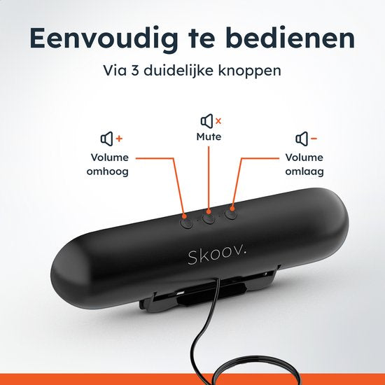 Soundbar PC - Krachtig Geluid - Draadloos - Voor Gaming - Partybox - Mini Soundbar - Speaker voor PC - 10 watt - Skoov