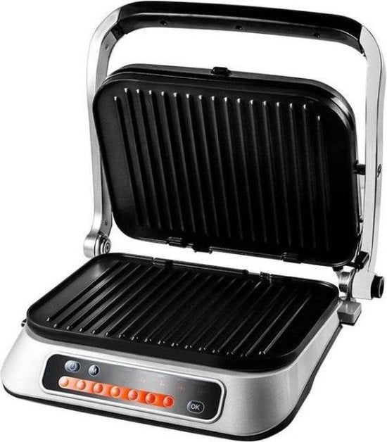 Hanseatic 83347967 Kontaktgrill - 7 Grillprogramme - 2100 Watt - contactgrill