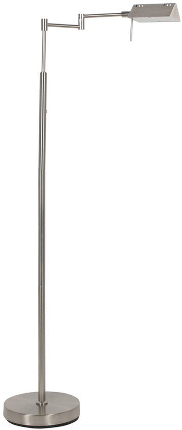 Vloerlamp GlowGo 4603ST – Draaibaar en kantelbaar, staal, draadloze LED verlichting met accu, Mexlite