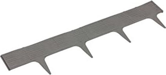 Decoratief hekwerk L390cm H18.6cm/5 st. kunststof/bruin