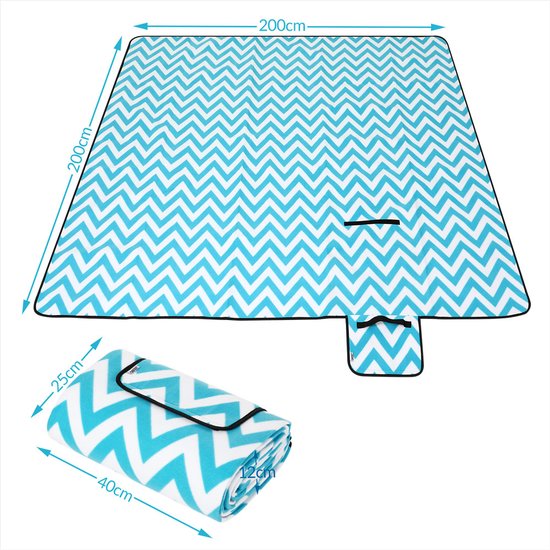 Detex Picknickkleed Met lussen Waterdicht & Thermisch Geïsoleerd 2x 2m