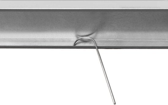 Deuba Broeikas Fundament Verzinkt – 190x122cm - incl. Montagemateriaal