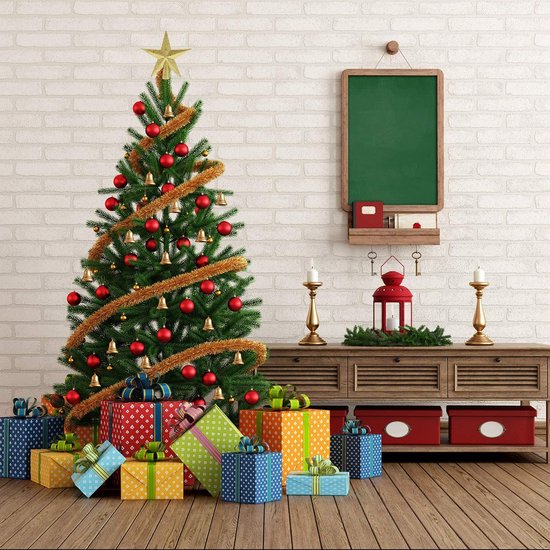 Roegaarden piek kerstboom - Kerstversiering - Goud - 20 CM