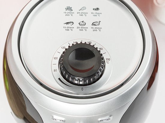 Tristar Airfryer Mini Crispy FR-6980 - 2 liter - Heteluchtfriteuse - PFAS vrij - Compact - Zwart - 1000W