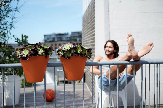 Elho loft urban flower bridge 30 - Brique