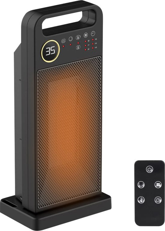 Nuvance - Elektrische Kachel - 2000W - Terrasverwarmer - Keramische Kachel Verwarming - Ventilatorkachel - Heater - Verwarming Electrisch