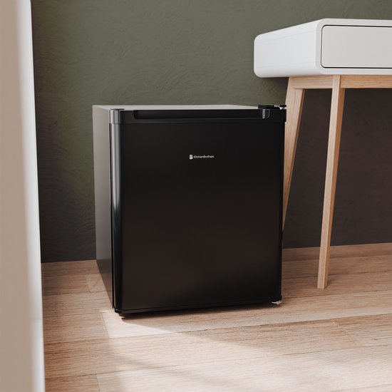 KitchenBrothers Mini Vriezer - 33L - Kleine Diepvrieskast - Diepvriezer - Vrijstaand - Compact - Zwart