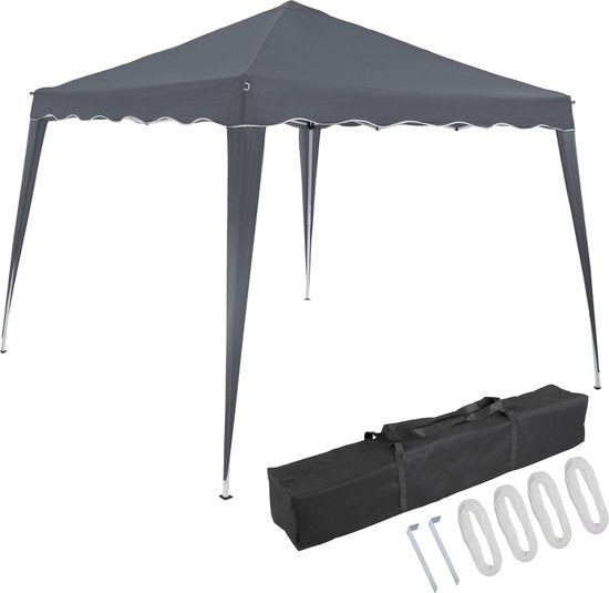 Casaria Vouwpaviljoen Capri - Popup 3x3m Antraciet