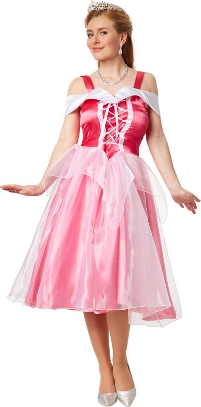 Dressforfun Kostuum prinses Aurora XXL - verkleedkleding kostuum halloween verkleden feestkleding carnavalskleding carnaval feestkledij partykleding - 301877
