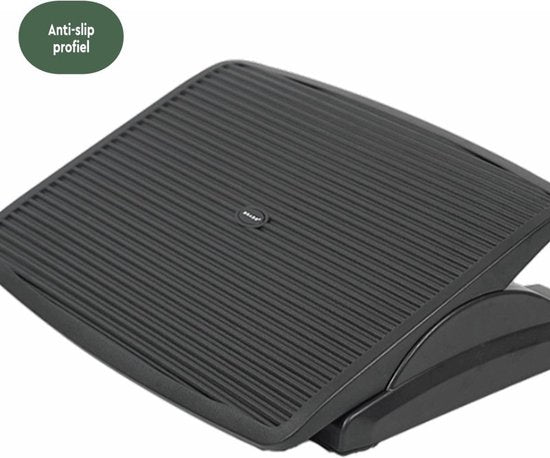 BRASQ Ergonomische Voetensteun voor Bureau - Bureau accessoires - Verstelbaar - Antislip - Voetenbankje