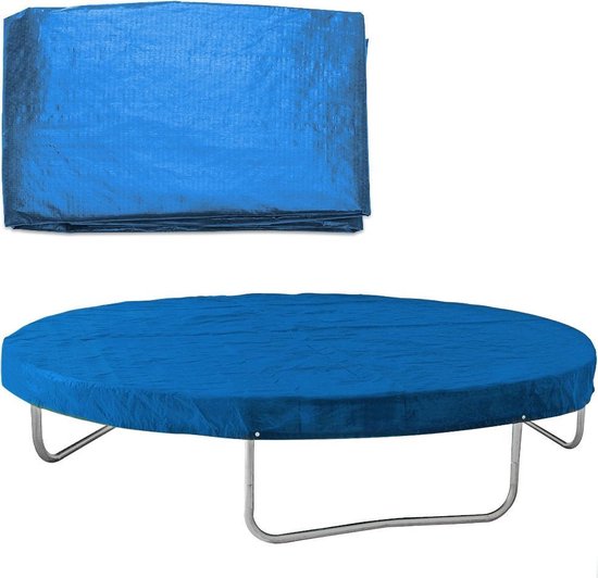 Monzana Afdekking trampoline blauw Ø183cm