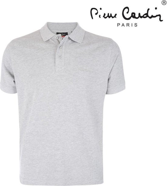 Pierre Cardin - Heren Polo - Grijs - Maat L