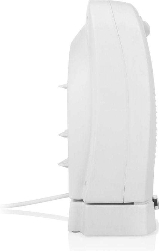 Elektrische kachel Tristar KA-5059 - Ventilatorkachel - 2 warmtestanden en ventilator - Campingkachel - Wit - Oscillerend - Overhittingsbeveiliging - Badkamerverwarming