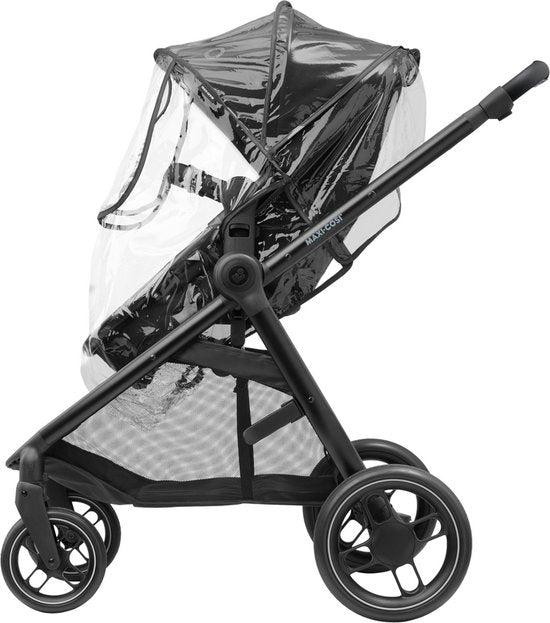 Maxi-Cosi Zelia³ kinderwagen - Essential Black (zwart frame + zwart leer)