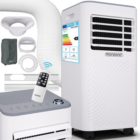 MONZANA Airco 7000BTU - 3in1 Rolluikkit - Mobiel - 16-32°C