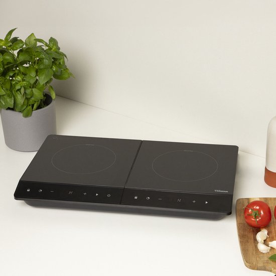 Tristar Luxe Inductiekookplaat 3500W - IK-6162 - 2 Kookzone - Timer tot 180 min - Zwart