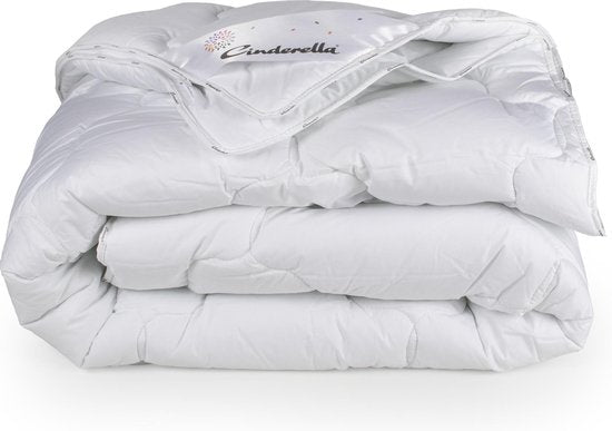 Cinderella Mellow Dekbed Zomer - 1 Persoons - Synthetische Vulling - Katoenen Tijk - Anti-allergie - 140x220 cm