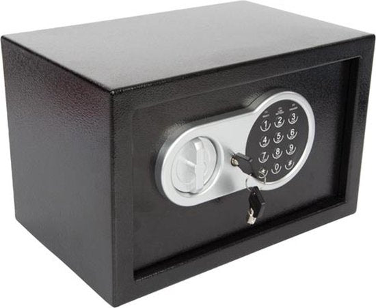 Perel Elektronische kluis - Zwart - 20 x 31 x 20 cm - 4 kg