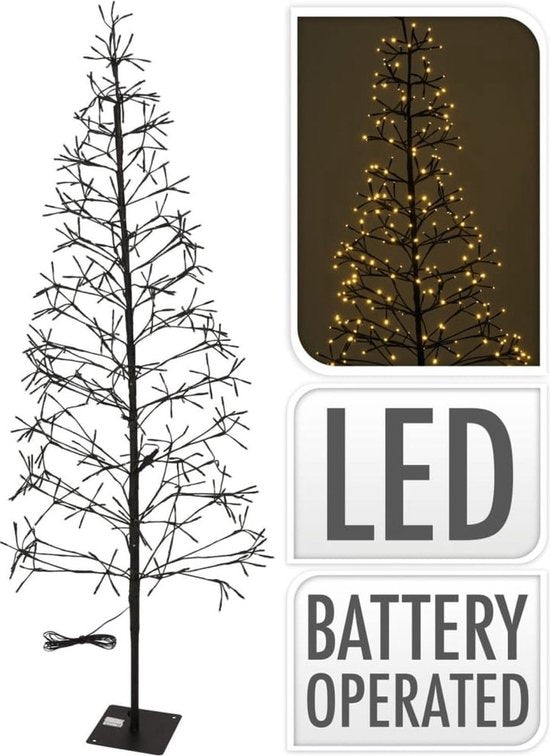 Nampook Kerstboom met 400 LED - 180cm - Voor binnen EN buiten - Warm wit