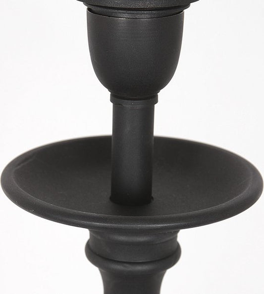 Anne Lighting tafellamp Lyons - zwart - metaal - 15,5 cm - E27 fitting - 3467ZW