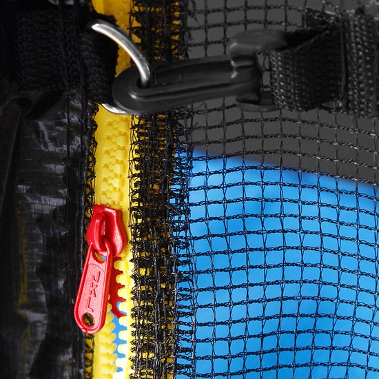 Monzana Trampoline - Ø244cm Veiligheidsnet UV- en weerbestendig - Zwart