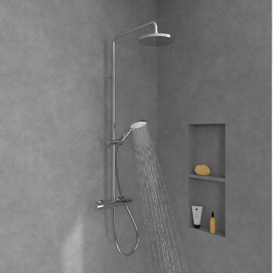 Villeroy & Boch Universal Showers Douchesysteem met drie functies voor wandmontage - chroom