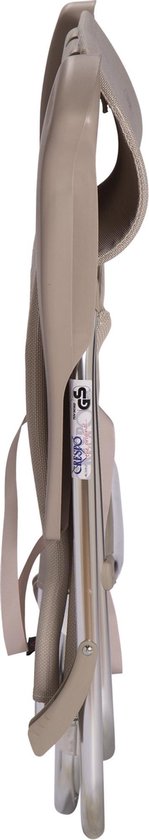 Crespo - Strandstoel - AL/205 - Compact - Licht grijs