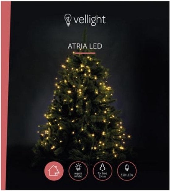 Vellight ATRIA boommantel, kerstboomverlichting voor bomen tot 2.4 m, warmwit, betoverend binnen en buiten