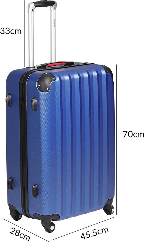 Monzana Hardcase koffer Navy L