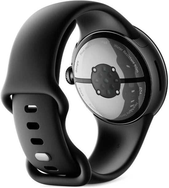 Google - Smartwatch - Pixel Watch 2 - Bluetooth - Stappenteller - Hartslagmeter - GPS - Waterdicht - 2 GB Geheugen - Android - Obsidian