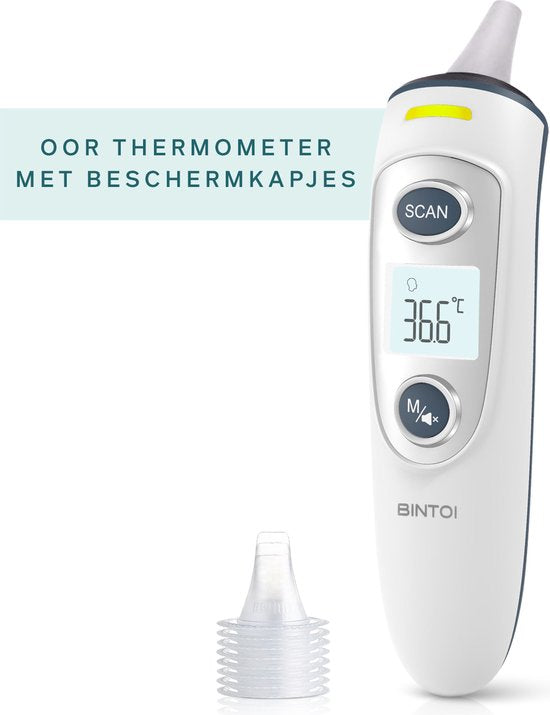 BINTOI X210 -Digitale Oor Thermometer – Koortsthermometer – Snel en Nauwkeurig Temperatuurmeting