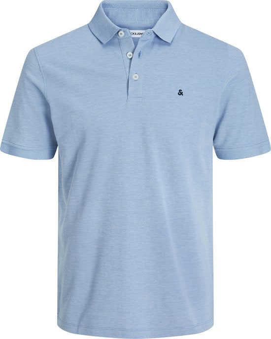 Jack & Jones Essentials Paulos Poloshirt - Korte Mouw - Pacific Coast - Maat L