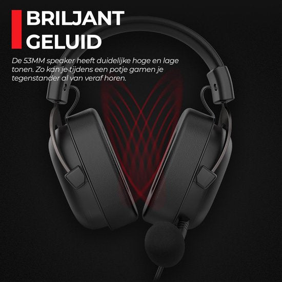Gamenote Gaming Headset - PC, Xbox, PS4 - Met Microfoon - Noise cancelling