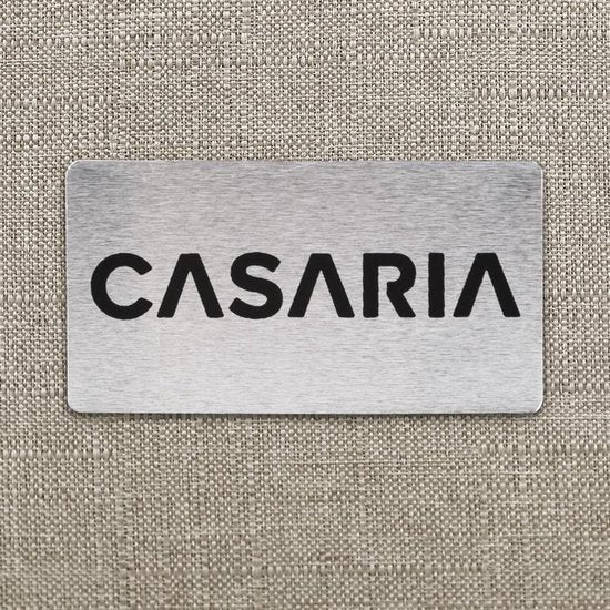 Casaria Relaxfauteuil London - Ligstoel Lounge Verchroomd - Sand