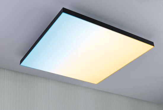 LED-paneel Loria Rainbow dynamicRGBW hoekig 595x595mm 31W 2820lm RGB+ Zwart dimbaar
