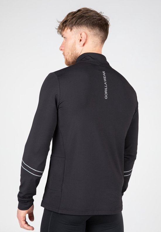Gorilla Wear Noxen Long Sleeve Shirt - Zwart - 3XL